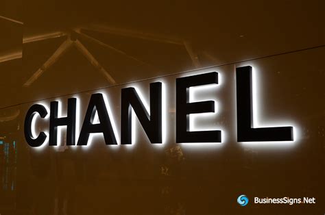 Chanel Light up Sign 